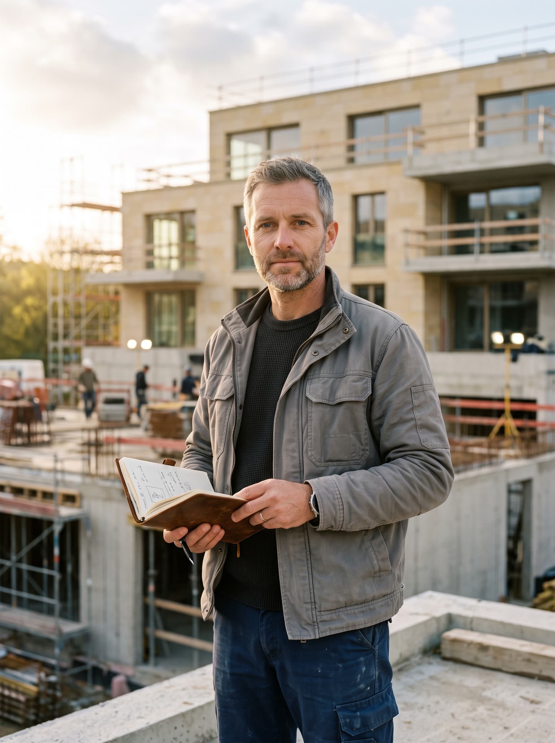 Portrait de Steffen, maître d’œuvre indépendant à Mamer